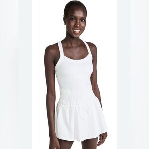 Free People Movement White Romper Dress